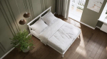 Кровать - аналог IKEA IDANAS/IDANÄS/ВОЙВЫВ/ИКЕА 140х200 см, белый