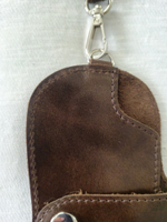 Футляр для очков, чехол для очков из натуральной кожи на шею очечник