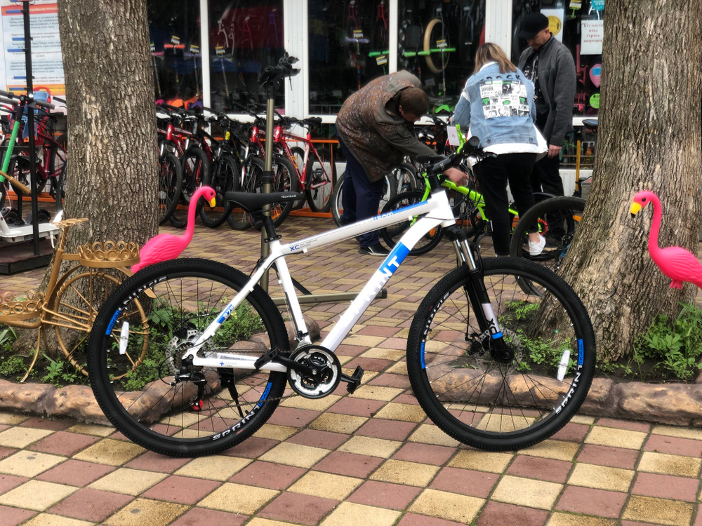 Велосипед TechTeam Sprint 27.5"х19" белый 2021