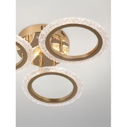 Светильник потолочный светодиодный Rivoli Evlalia 6178-703 LED 42Вт 3000-6000К с пультом | Rivoli