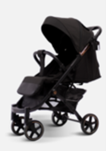Peppy Коляска прогулочная Polo 2.0 (rose black) хром рама, сумка