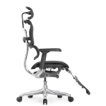 Кресло FALTO Ergohuman Elite 2 с подножкой ( чёрный каркас /сетка чёрный T-168-B1 Black )