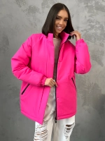 Куртка весенняя удлиненная с капюшоном