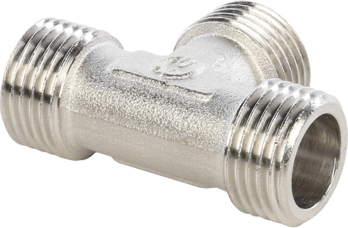 Тройник 15 (1/2") ннн никель