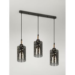 Светильник подвесной (подвес) Rivoli Eileen 9154-203 3хЕ27 60 Вт модерн | Rivoli