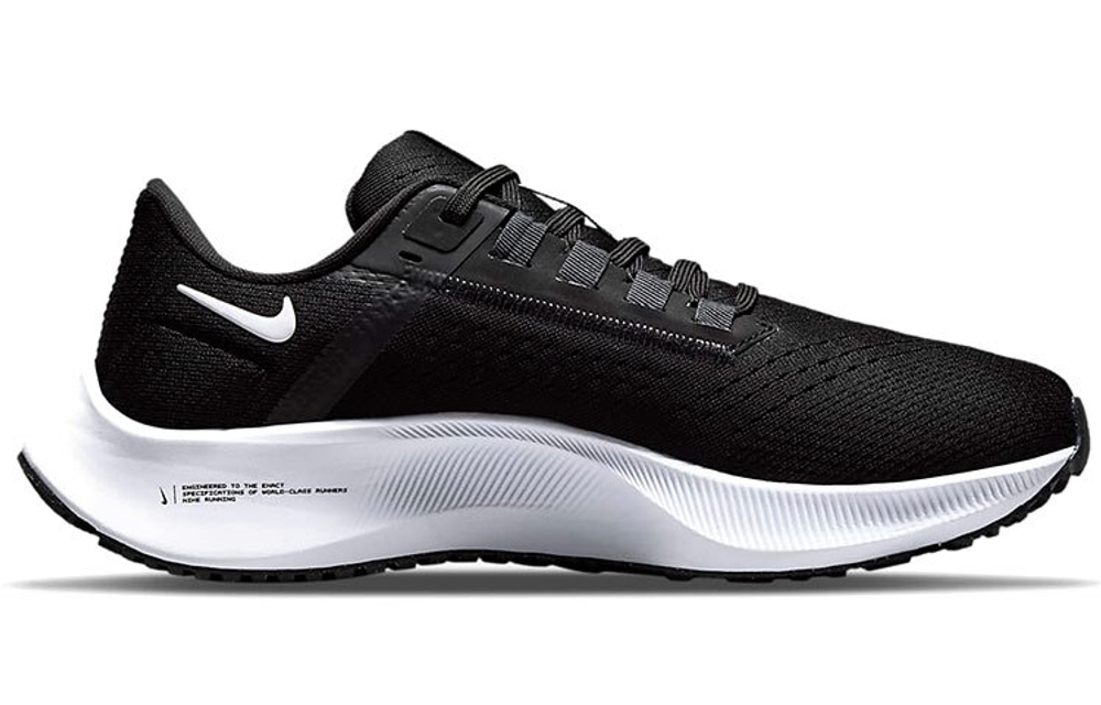 Nike Pegasus 38 comfortable, wear-resistant, non-slip, shock-absorbing, breathable, low-top air cushion training running shoes women's black and white