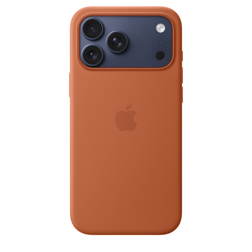 Чехол Apple Silicone Case с поддержкой MagSafe для iPhone 17 Pro, Terra Cotta