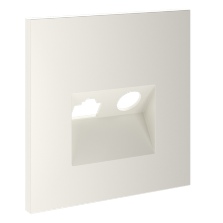 Накладка для розетки TV+RJ45 кат. 6, S70 (хлопок)