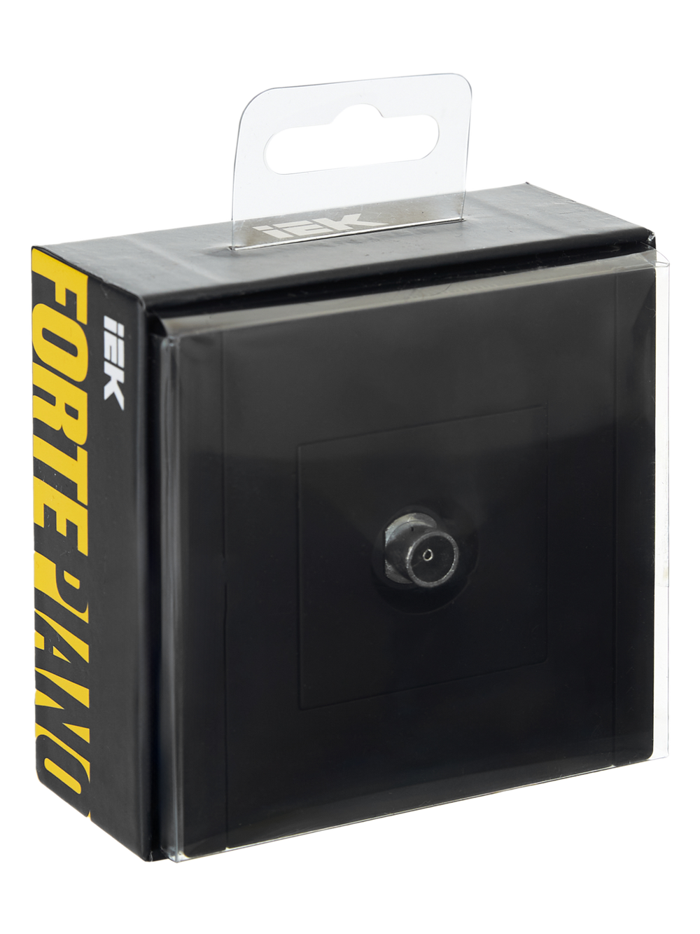 FORTE&PIANO Розетка TV оконечная FP128 черный IEK