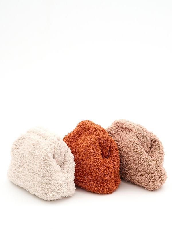 Клатч TEDDY M морковного цвета