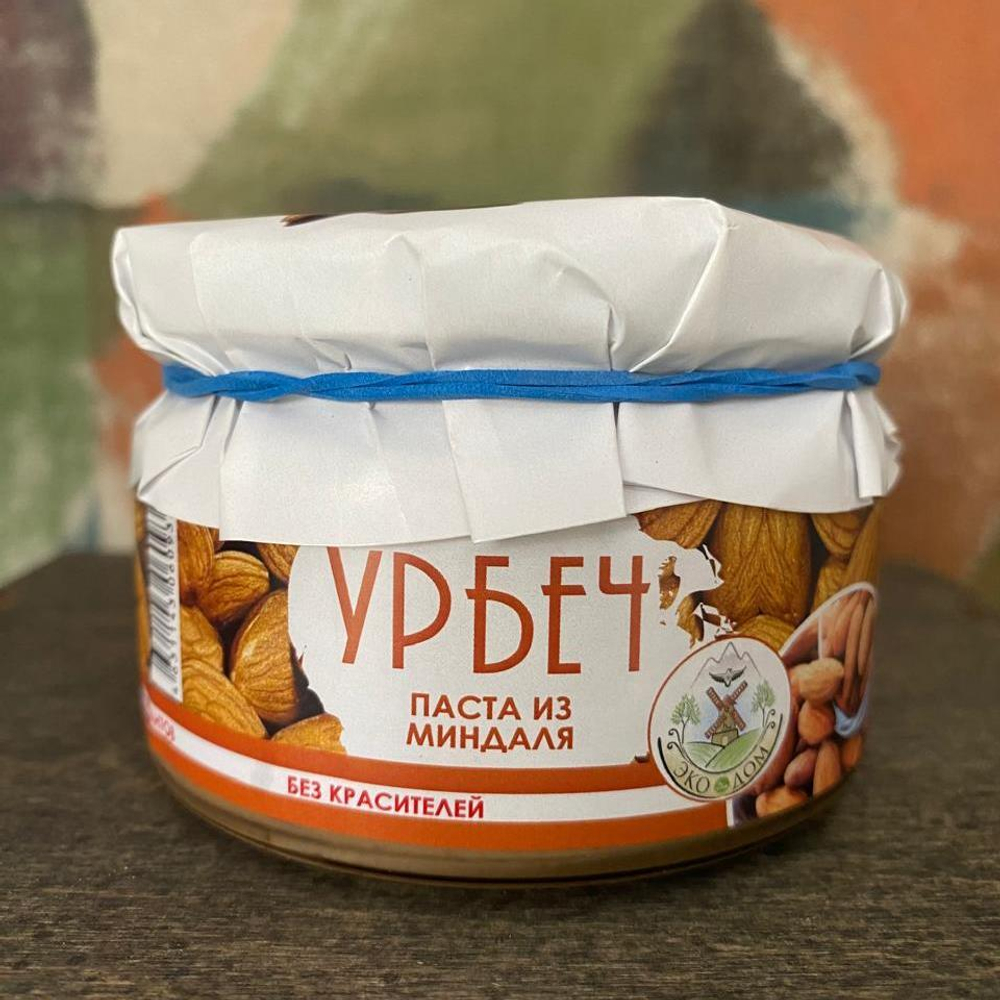 Урбеч из миндаля БЕЗ САХАРА, ЭКО ДОМ, 225гр