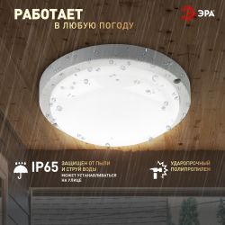 Светильник ЖКХ светодиодный ЭРА SPB-201-0-40K-012 IP65 12Вт 4000К D155 круг | Светильники для ЖКХ IP65