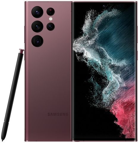 Смартфон Samsung Galaxy S22 Ultra (SM-S908) 12/512 ГБ бургунди (Global)