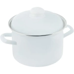 Кастрюля эмалированная 3,0л без рисунка 26-452