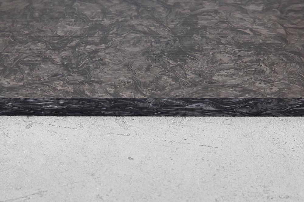 Карбон хаотичный, плашка 130x85x8мм, классический