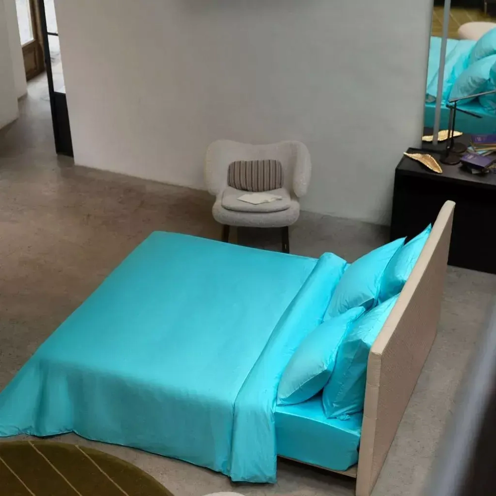 Постельное белье семейное Mollen светло-бирюзовое