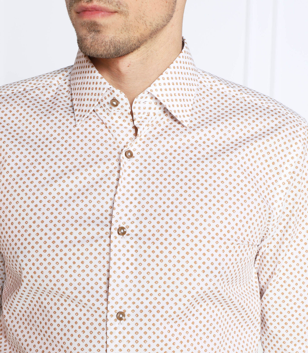 рубашка h-hank-kent-c1-214 BOSS BLACK - белый(50494728)