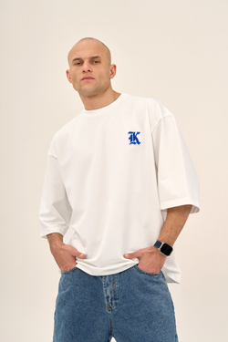 Футболка KUL'TURA "HYPERSIZE GOTH LOGO K" Молочный