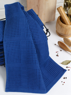 Полотенце вафельное, г/к, 260 гр/м2, 100х150, арт. CW 100-150, цвет: 706-ярко-синий,