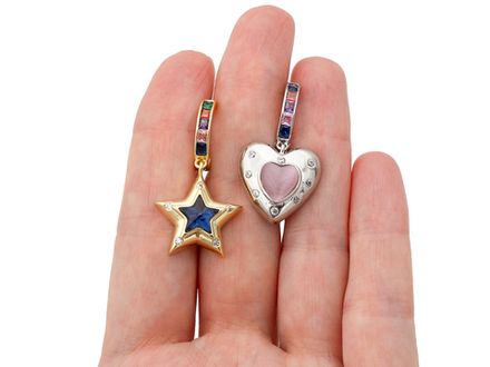 Серьги-кольца "Асимметрия"