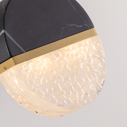 Настенный светильник MB25030008-1A brass/black