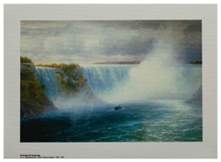 Репродукция "Ниагарский водопад" И. Айвазовский, холст 30x40 см.