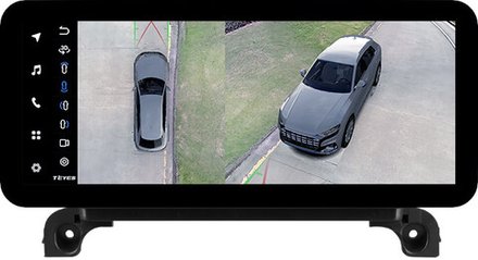 Магнитола для Peugeot 3008, 4008, 5008 2016-2024 - Teyes LUX ONE 360 монитор 12.3" 2K QLED на Android 10, CarPlay, 4G SIM-слот, 6/128 ГБ, 4 камеры в комплекте