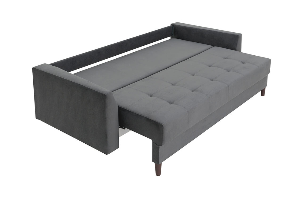 МЯГКАЯ МЕБЕЛЬ, Диван-кровать DAVID NEW. Цвет RIO GRAFFIT