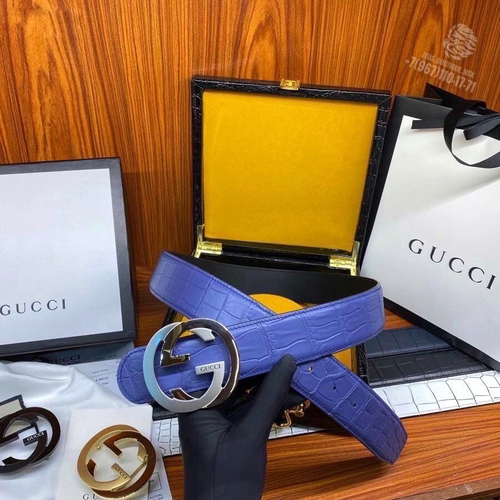 Ремень Gucci из кожи крокодила