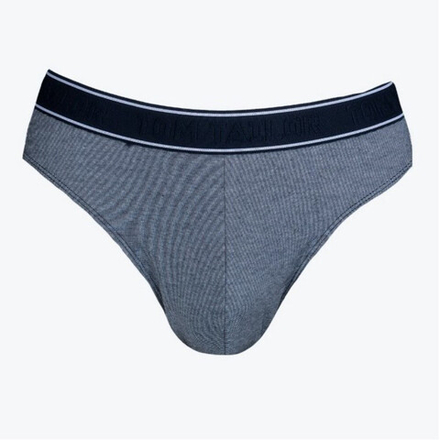 Мужские трусы слипы темно-синие с узором Tom Tailor 070538/1204 636