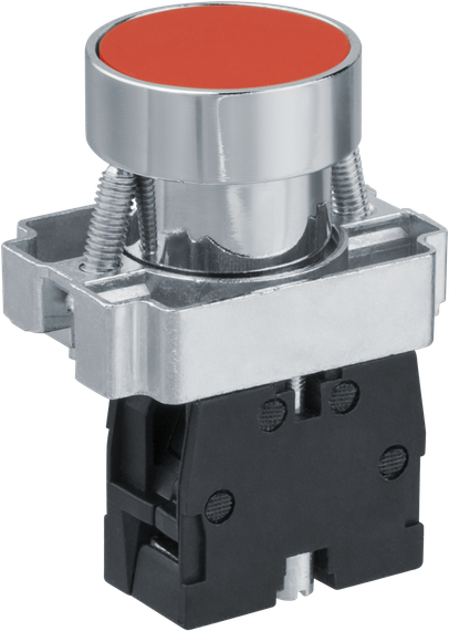 Кнопка Navigator NBI-B-08-R 22 красная 1з 38724