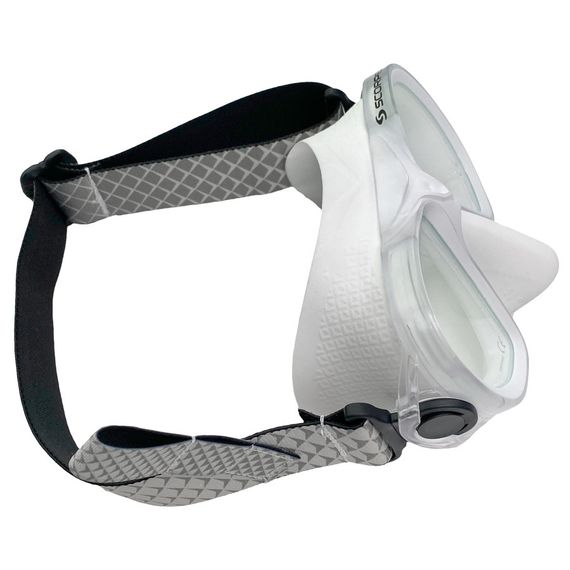 Маска Scorpena M3 с двумя ремешками белая