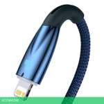 Кабель Baseus Glimmer 1m Blue (CADH000003)