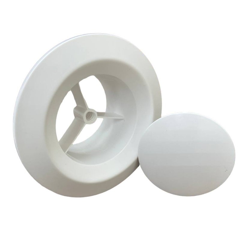 Анемостат вентиляционный 125 мм универсальный из ABS пластика