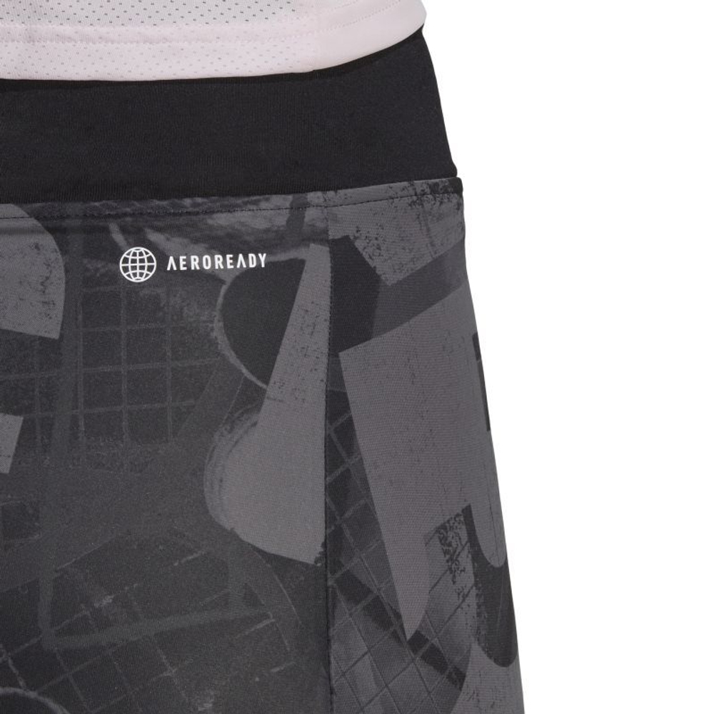 Теннисная юбка Adidas Club Graphic Skirt - серый