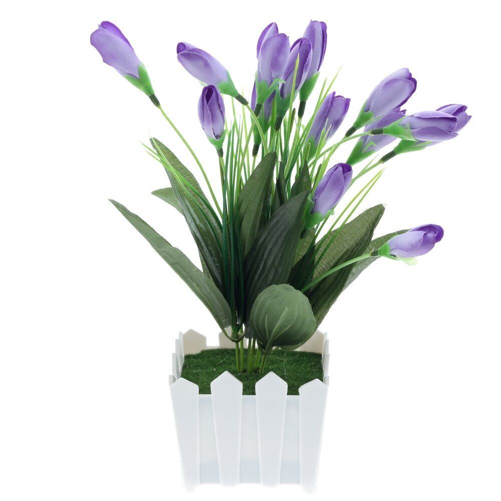 GAEM Цветочная композиция "Крокусы", L18 W18 H27 см