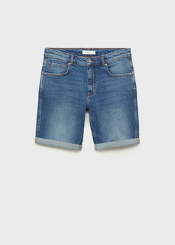 Бермуды из денима slim fit