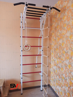 Монтаж шведской стенки Sv Sport в бетонные, кирпичные стены