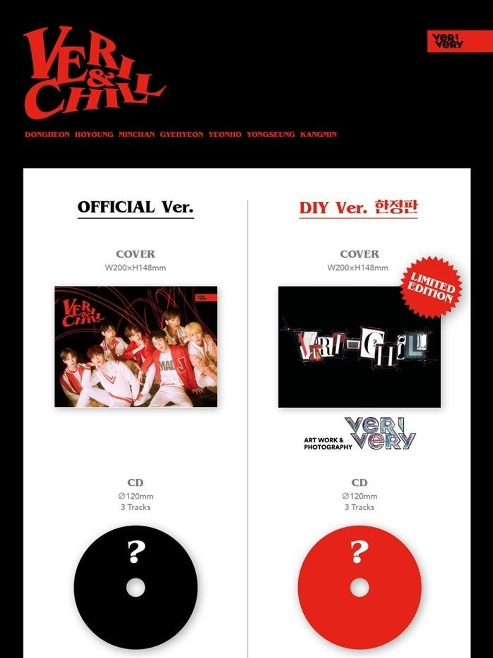 Альбом VERIVERY - Veri-Chill 1st Single Album OFFICIAL Version