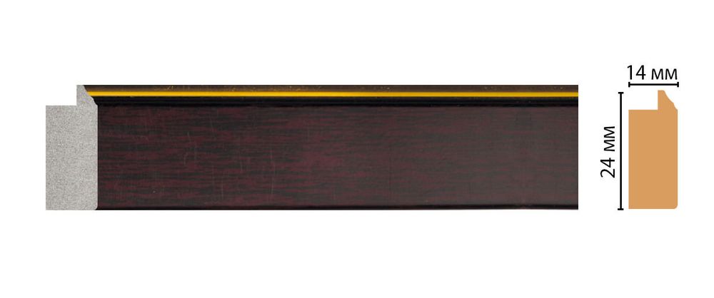 Багет Decomaster FM2-2 24*14*2850мм