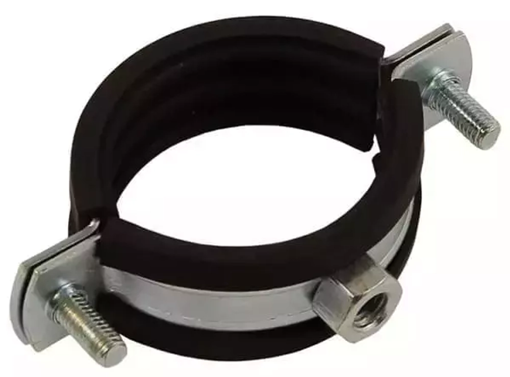 Хомут трубный 1 1/2" (47-53мм), гайка М8