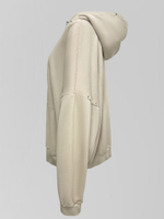 Худи 66670 рваный стиль с металлическими вставками на капюшоне