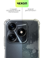 Чехол BROSCORP для Tecno Spark 10 (арт. TCN-S10-HARD-TPU-TRANSPARENT)