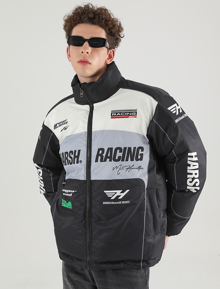 Пуховик HARSHandCRUEL "Racing" Puffer Jacket