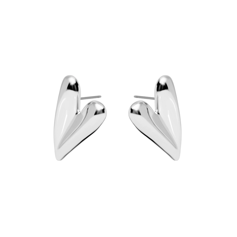 Серьги Нежное Сердце – Серебро