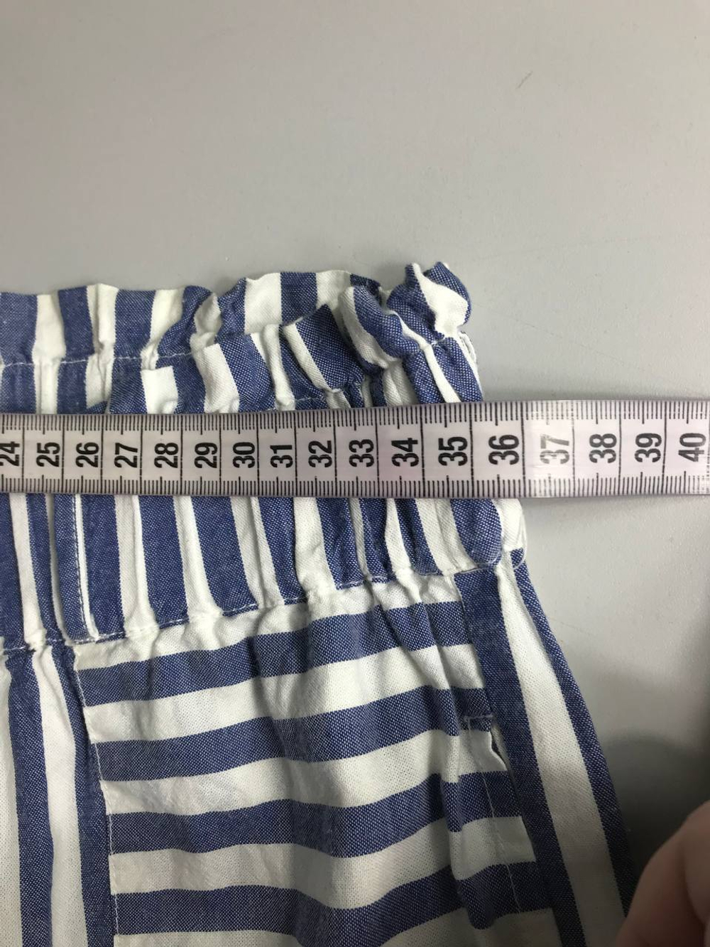 Брюки Mango в крупную полоску, маркировка М, визуально на 46 размер