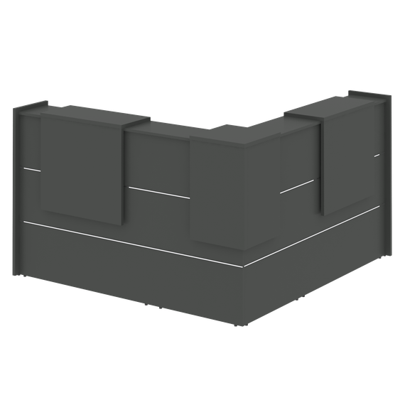 Onix Ресепшн O.R-K-24 Антрацит 1968*1968*1187