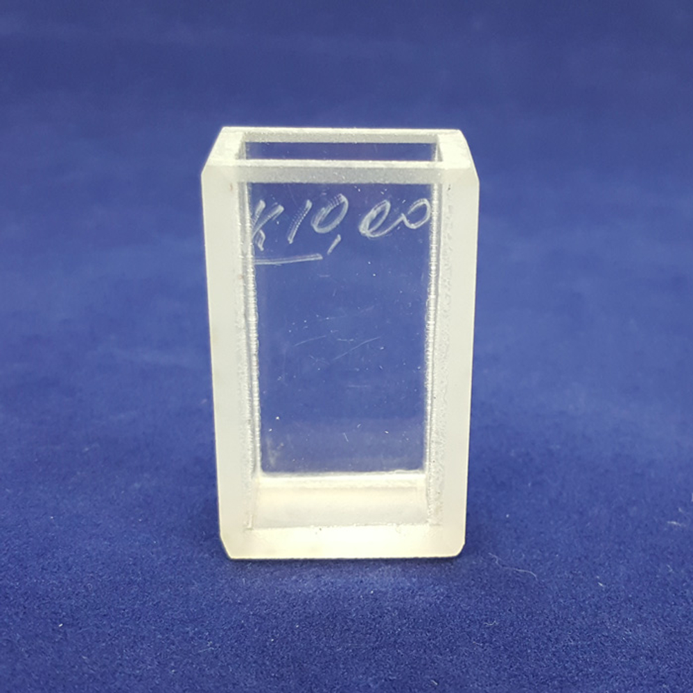 Кювета l= 10мм, V=5 мл, кварц, (КФК,КФО,ФЭК), 1шт.