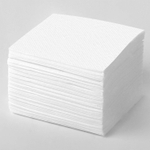 Салфетки бумажные 100 штук, 24×24 см, LAIMA, белые, 100% целлюлоза, 5 упаковок в комплекте.