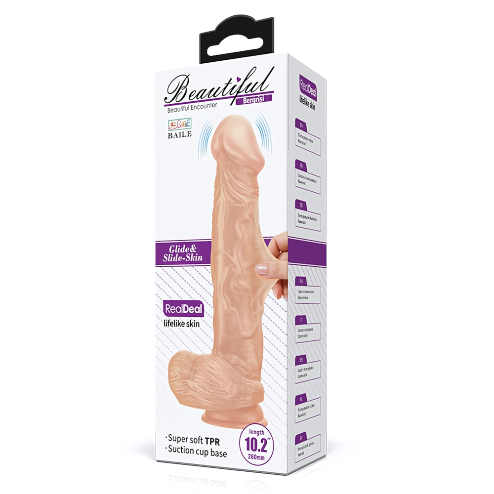 Фаллоимитатор с вибрацией Bergrisi Pretty Love BW-008103ZR